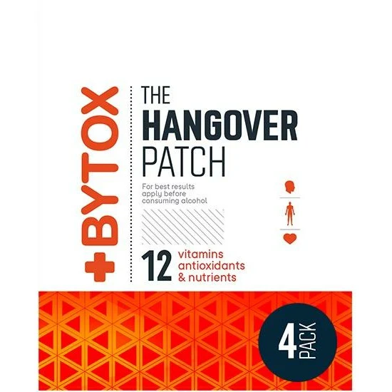 4 BYTOX HANGOVER PATCHES
