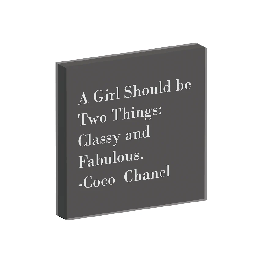 A GIRL SHOULD BE ART FRAME