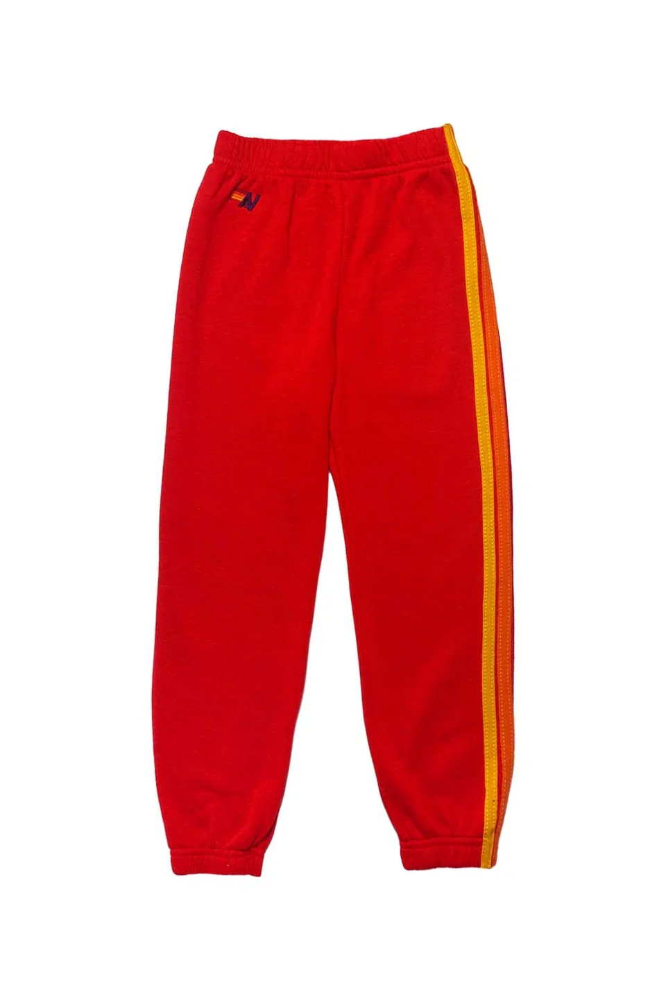 AVIATOR NATION KID'S 5 STRIPE SWEATPANTS - RED - Image 2