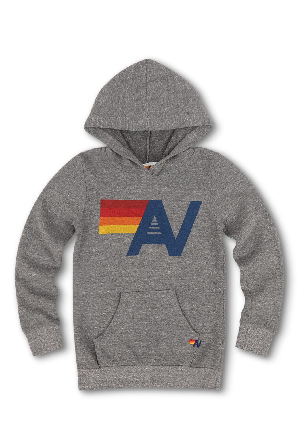 AVIATOR NATION KIDS LOGO HOODIE - HEATHER GREY