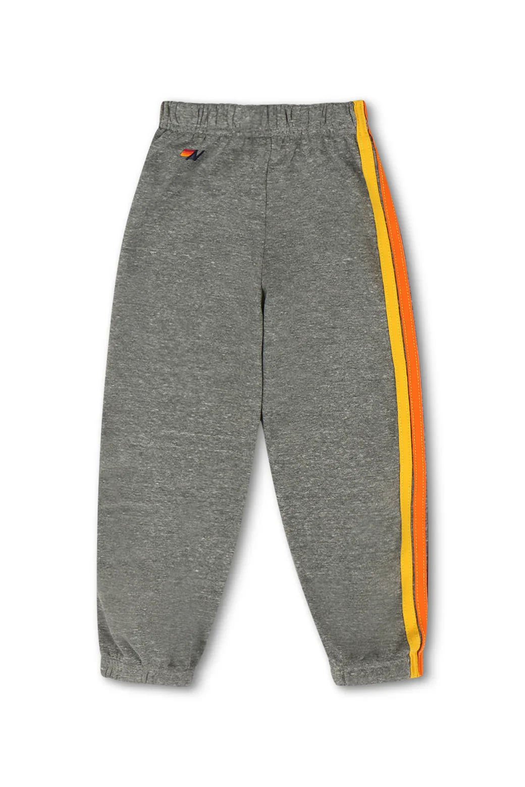 AVIATOR NATIONS KIDS 5 STRIPE SWEATPANT - HEATHER GREY