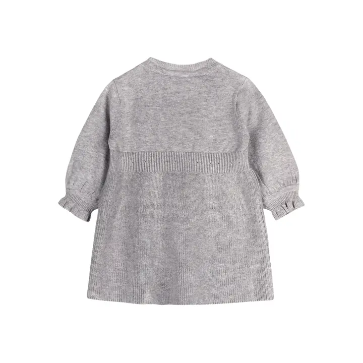 BABY GIRL BOW KNIT DRESS - Image 2