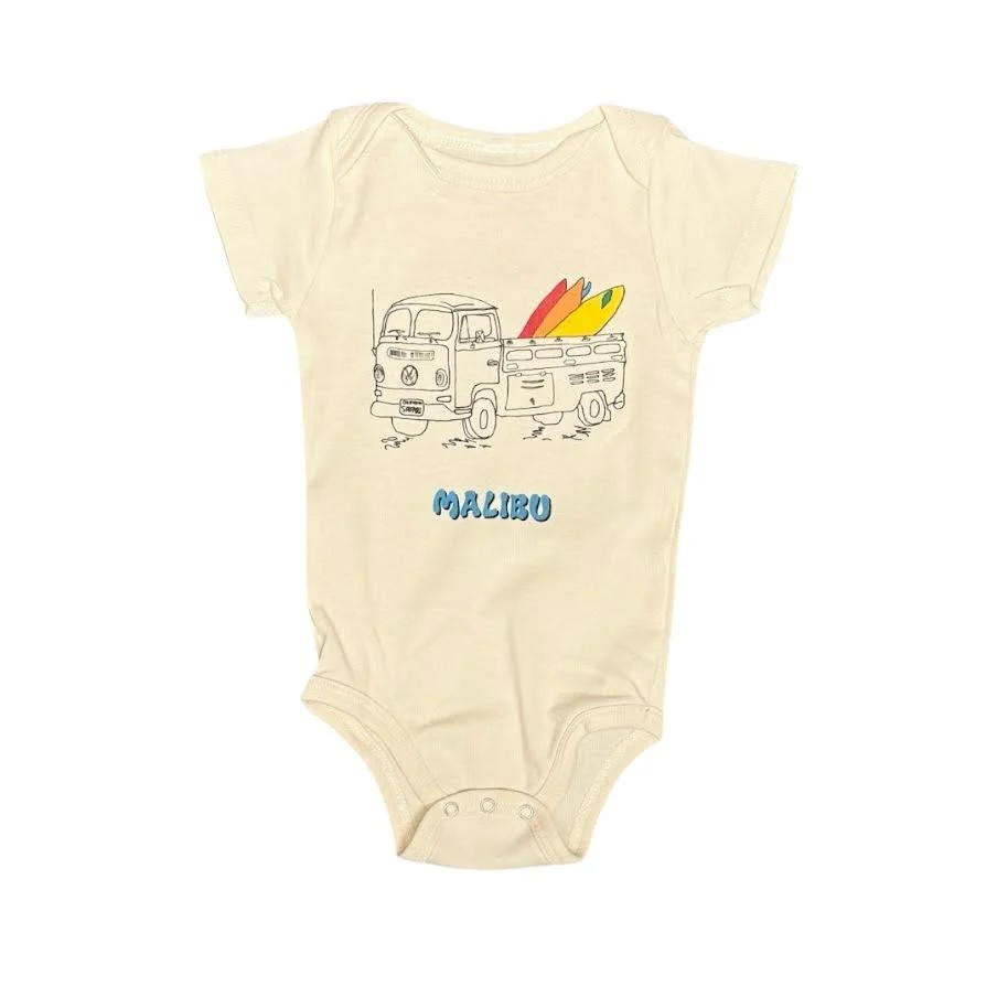 BABY MALIBU SURF VAN ONESIE