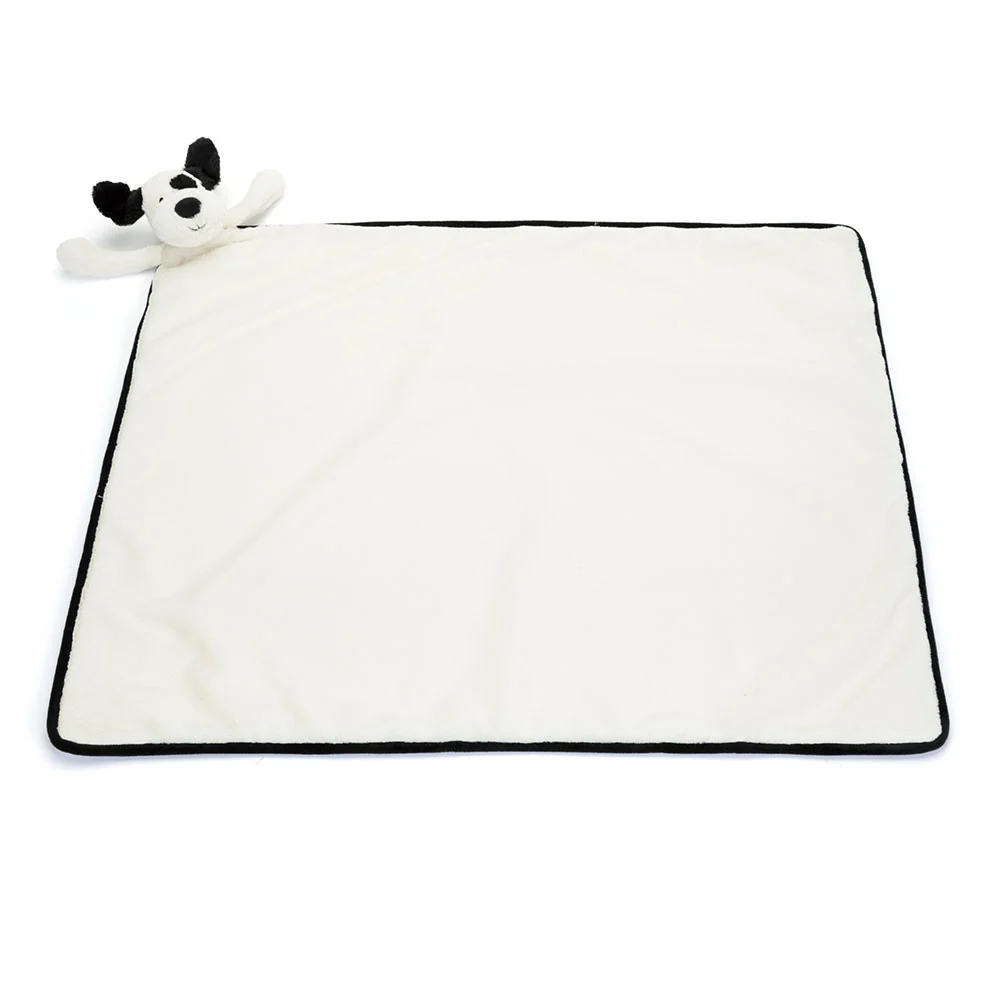 BASHFUL BLACK CREAM PUPPY BLANKIE - Image 2