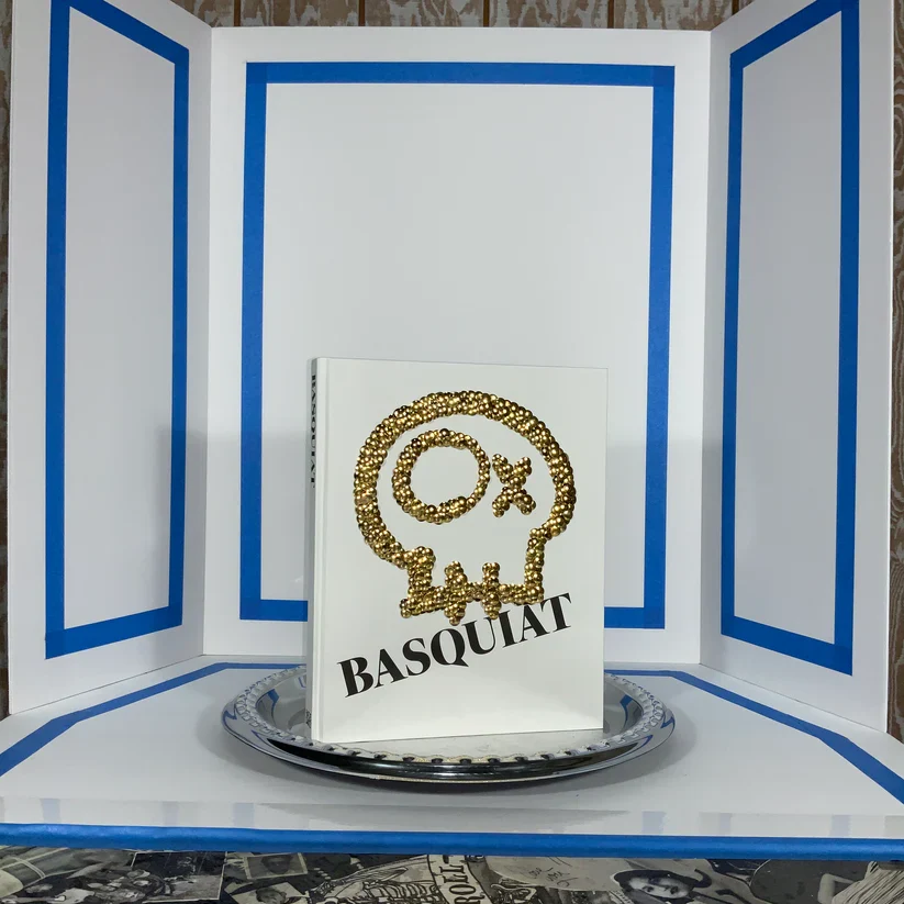 BASQUIAT SKULL THUMB TACKS BOOK
