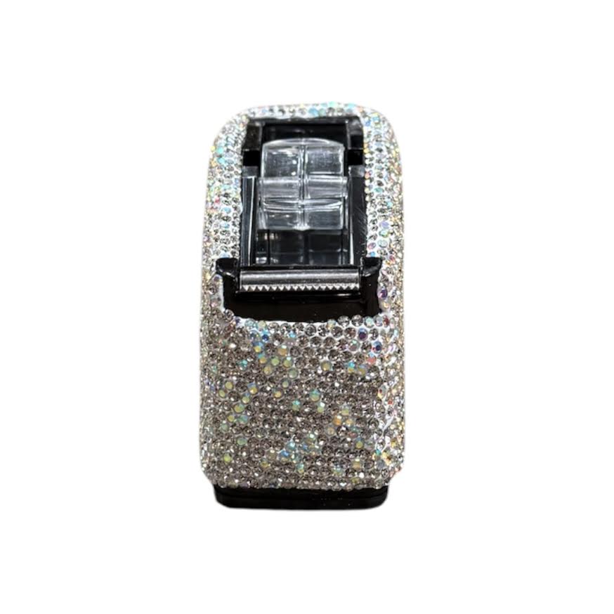 BEDAZZLED SILVER TAPE HOLDER - Image 2