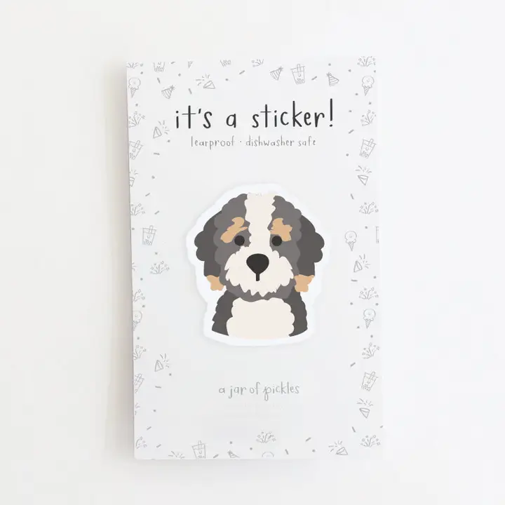 BERNADOODLE STICKER