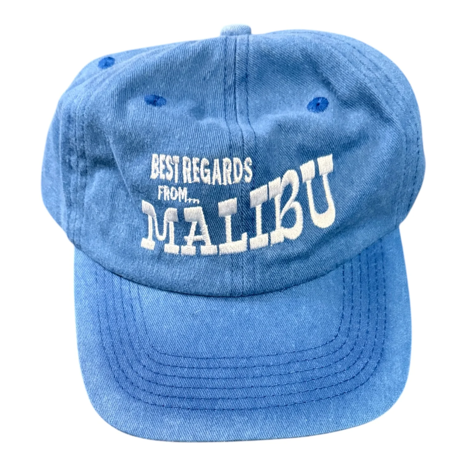 BEST REGARDS FROM MALIBU ROYAL BLUE DAD HAT
