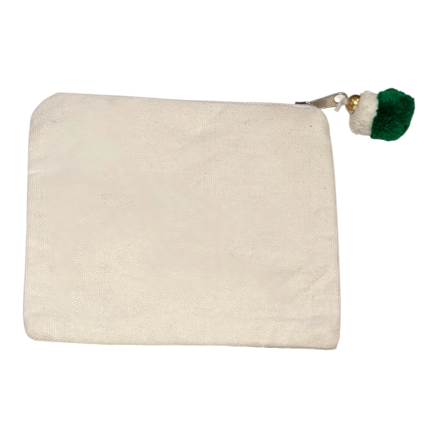BEVERLY HILLS GREEN STRIPE BEADED POUCH - Image 2