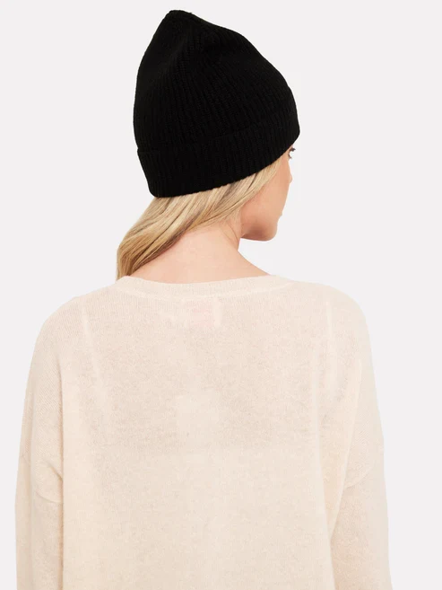 BLACK BEANIE - Image 2