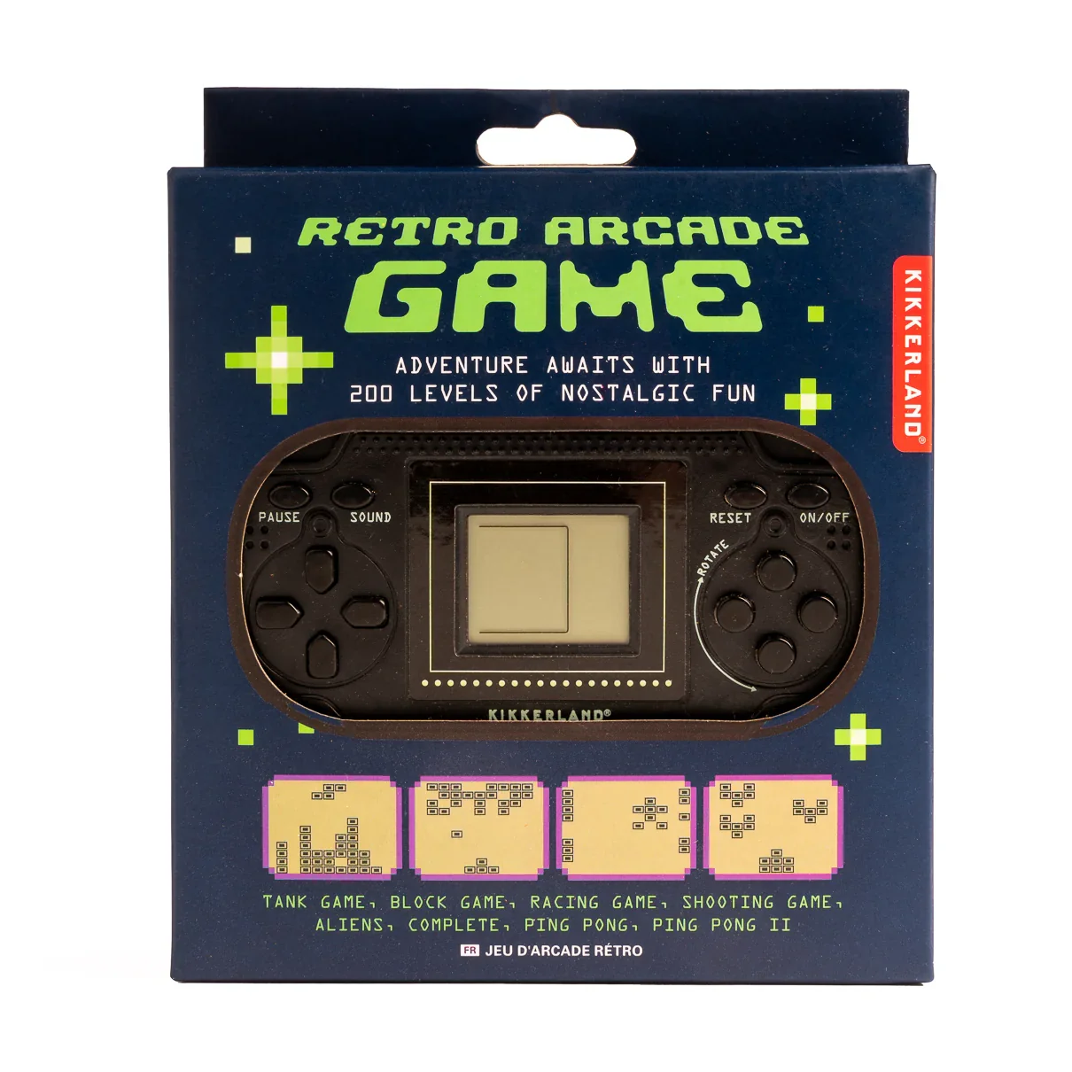 BLACK RETRO ARCADE GAME