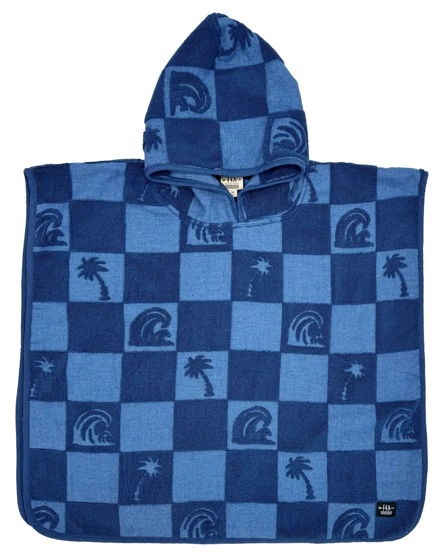 BOYS NAVY EL RAY TOWEL PONCHO