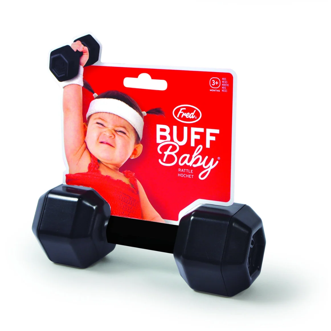 BUFF BABY DUMBELL RATTLE