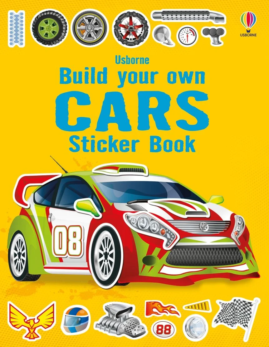 BUILD YOUR OWN CARS STICKER BOOK