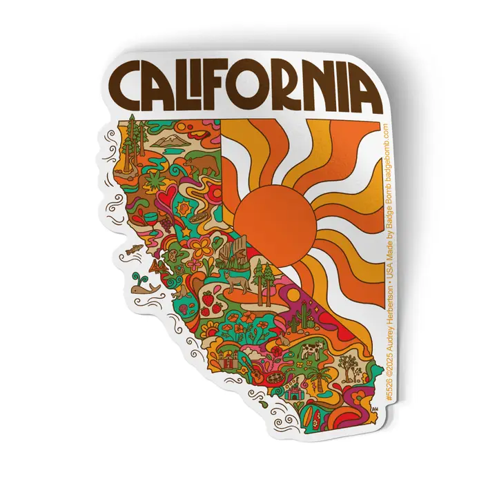 CALIFORNIA STATE STICKER