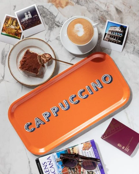 CAPPUCCINO ORANGE SERVING TRAY - Image 3
