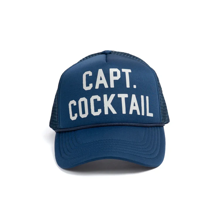 CAPT COCKTAIL TRUCKER HAT