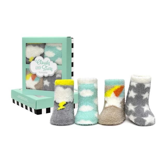 CLOUD AND STARS BABY SOCK SET