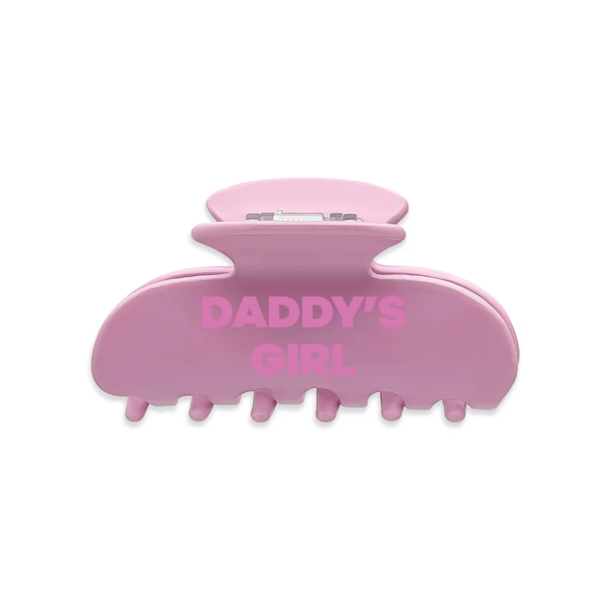 DADDY'S GIRL PINK HAIR CLIP