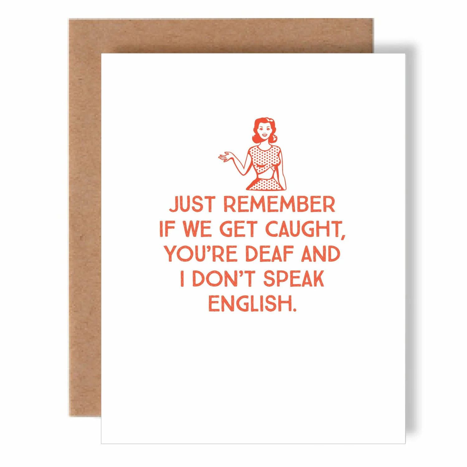 DEAF GREETING CARD