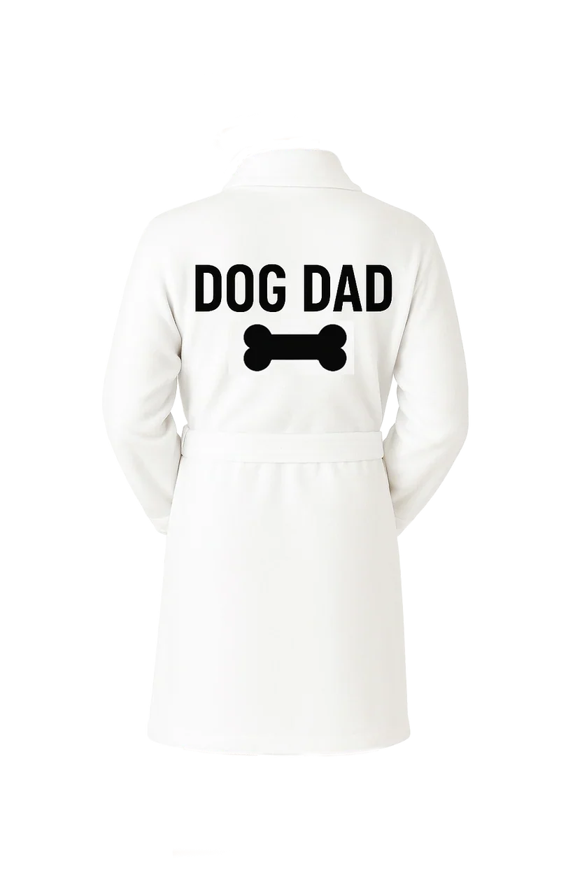 DOG DAD PLUSH ROBE