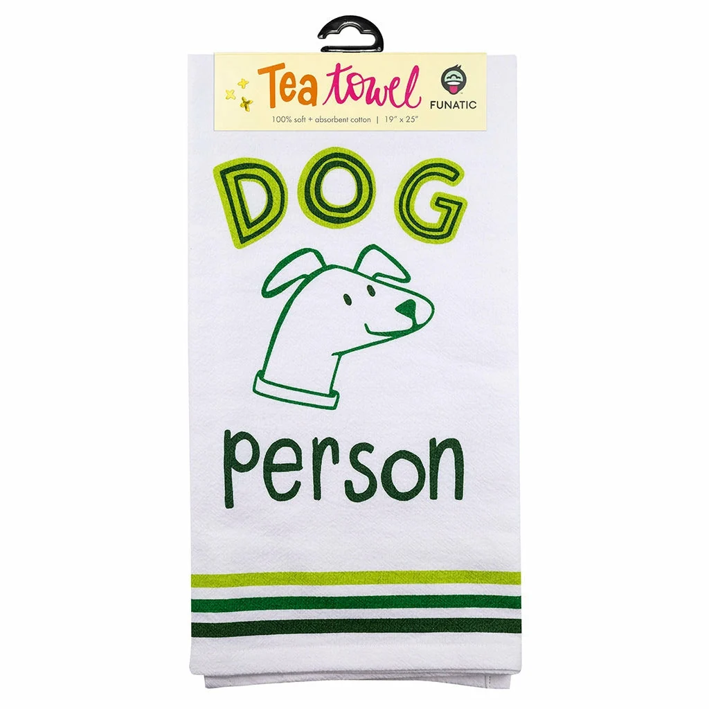 DOG PERSON TEA TOWEL
