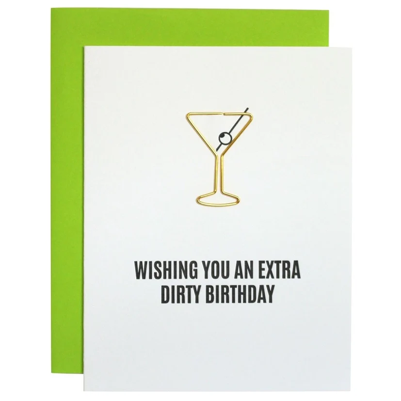 EXTRA DIRTY BIRTHDAY CARD