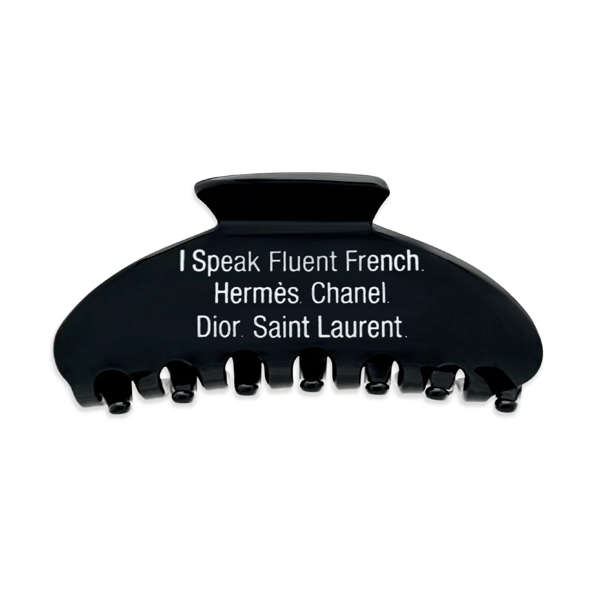 FLUENT FRENCH BLACK HAIR CLIP