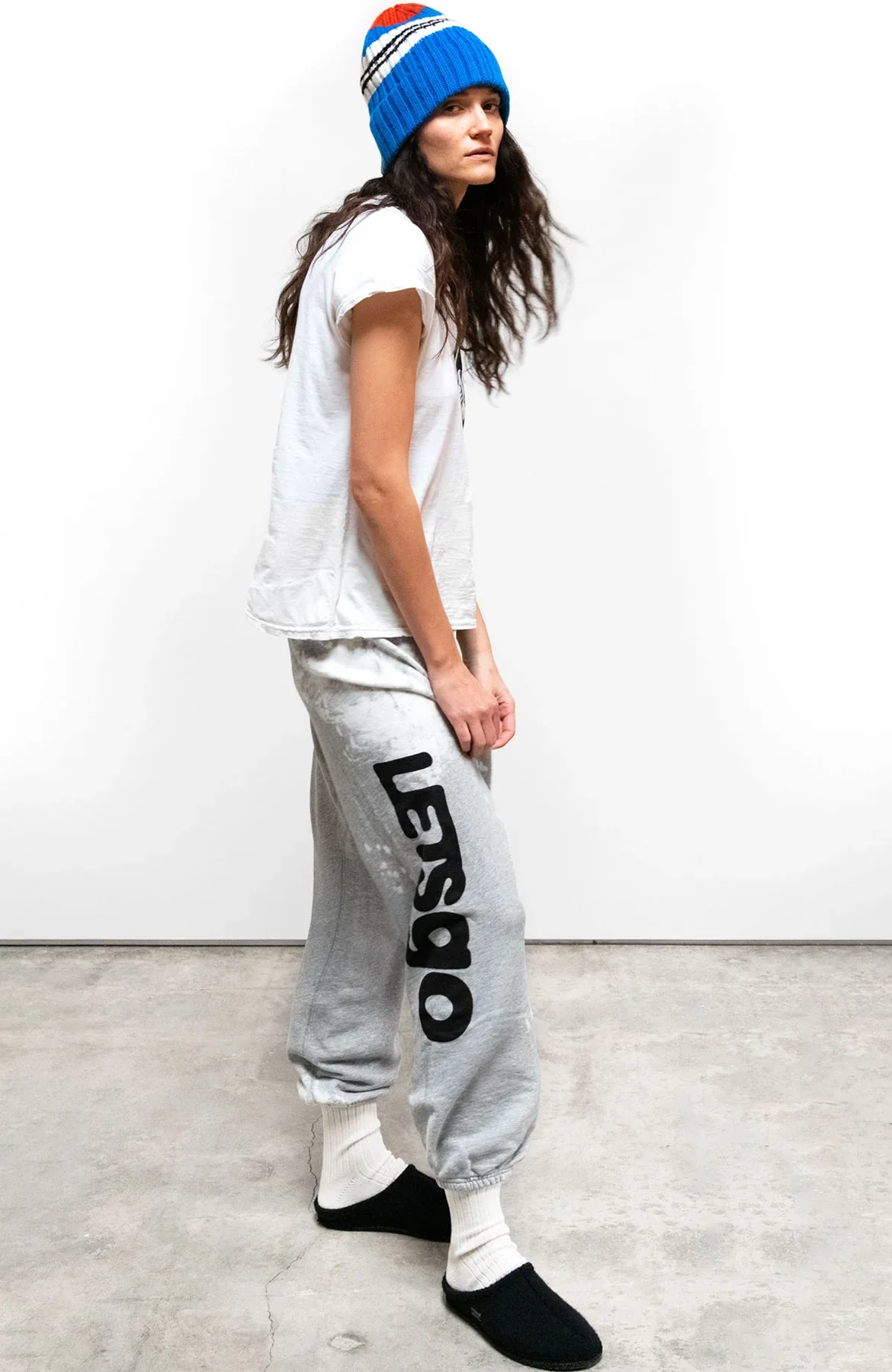 FREECITYLETSGO BLEACHOUT OG SWEATPANT - HEATHER SURPLUS - Image 3