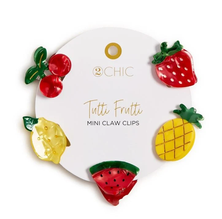 FRUIT SHAPED HAIR CLIPS