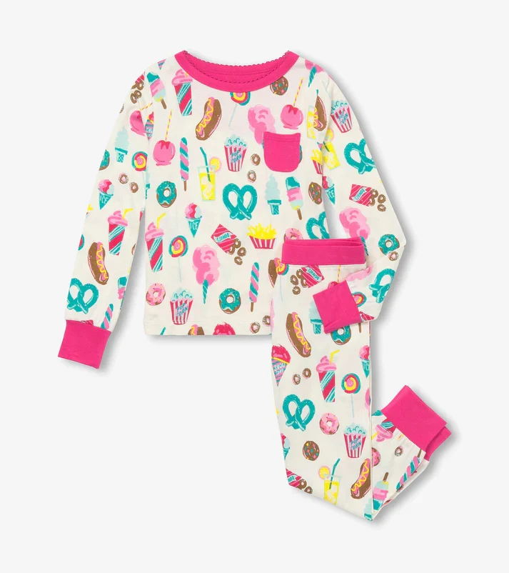 GIRLS CARNIVAL TREATS PJ SET