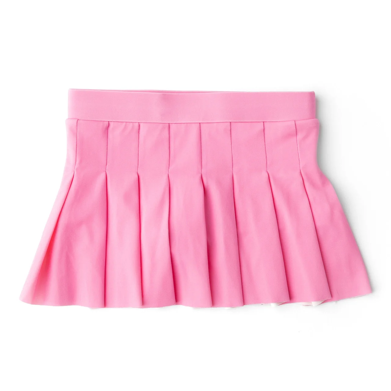 GIRLS HOT PINK PLEATED ACTIVE SKIRT
