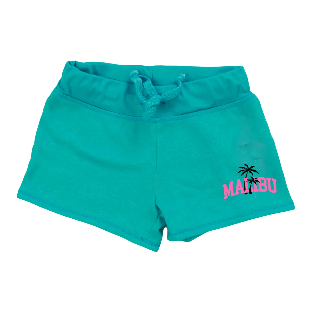 GIRLS MALIBU TEAL SHORTS