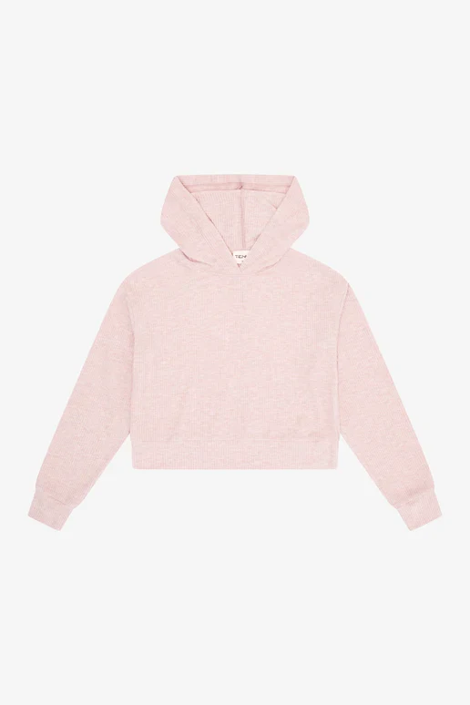 GIRLS MOSCATO HACCI RIB BOX HOODIE