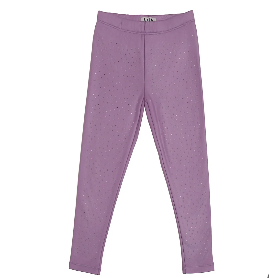GIRLS PURPLE STUDDED LEGGINGS
