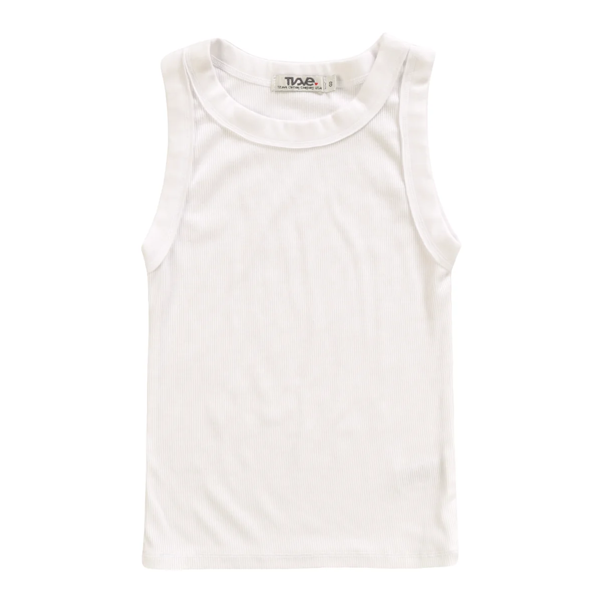GIRLS WHITE TANK TOP