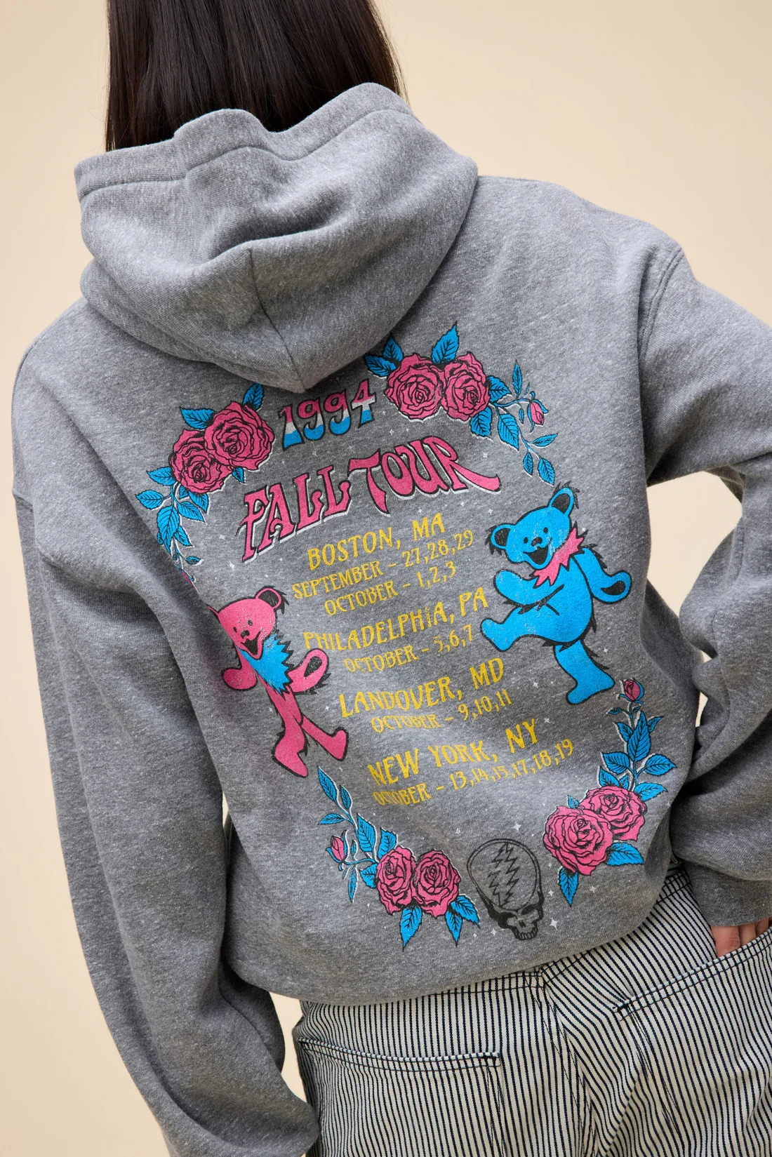 GRATEFUL DEAD FALL TOUR 94 BF HOODIE - Image 2