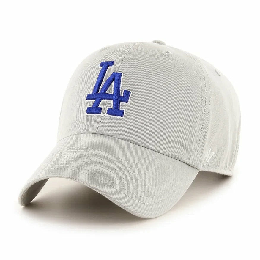 GRAY LA DODGERS CLEAN UP HAT
