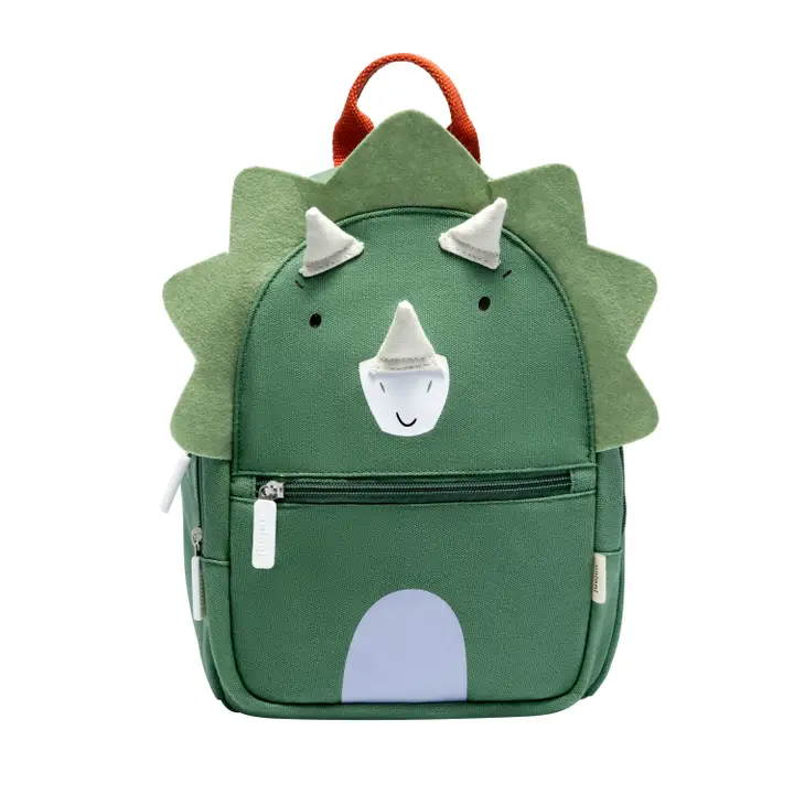 GREEN DINO BACKPACK