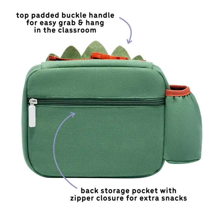 GREEN DINO LUNCH BAG - Image 2
