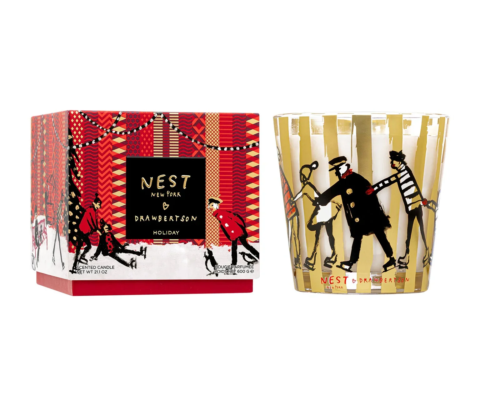 HOLIDAY DRAWBERTSON CANDLE