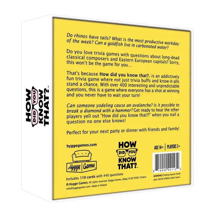 HOW DID YOU KNOW THAT - Image 2