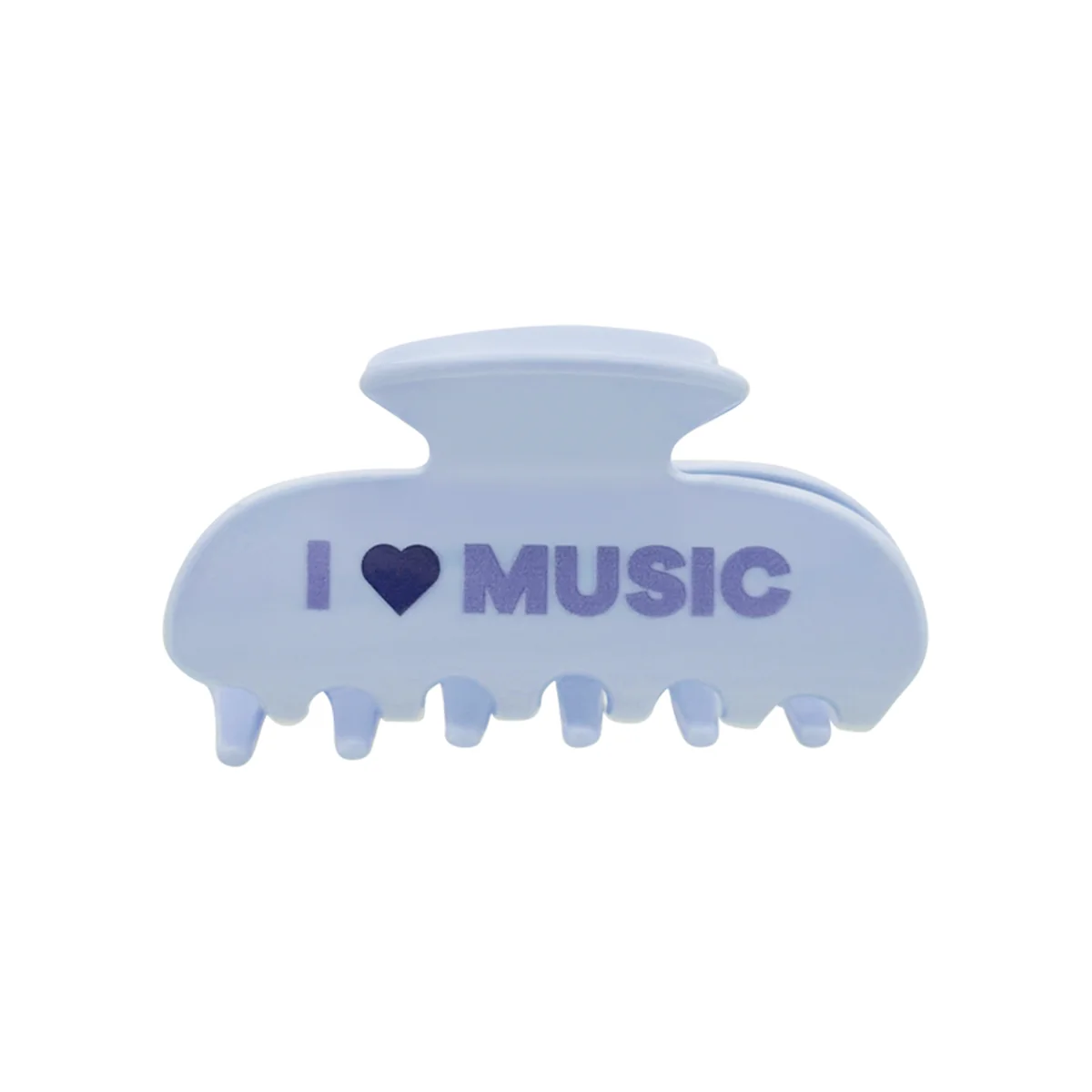 I LOVE MUSIC SMALL HAIR CLIP
