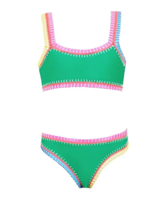 IRELAND SPORTY EMBROIDERED BIKINI