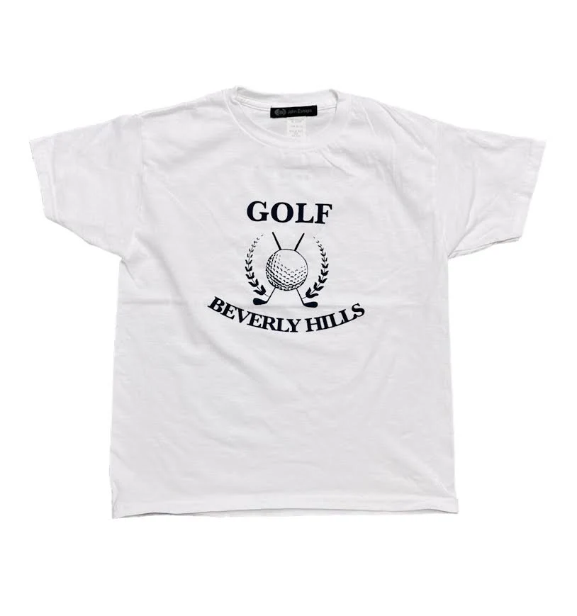 KIDS GOLF WHITE T-SHIRT