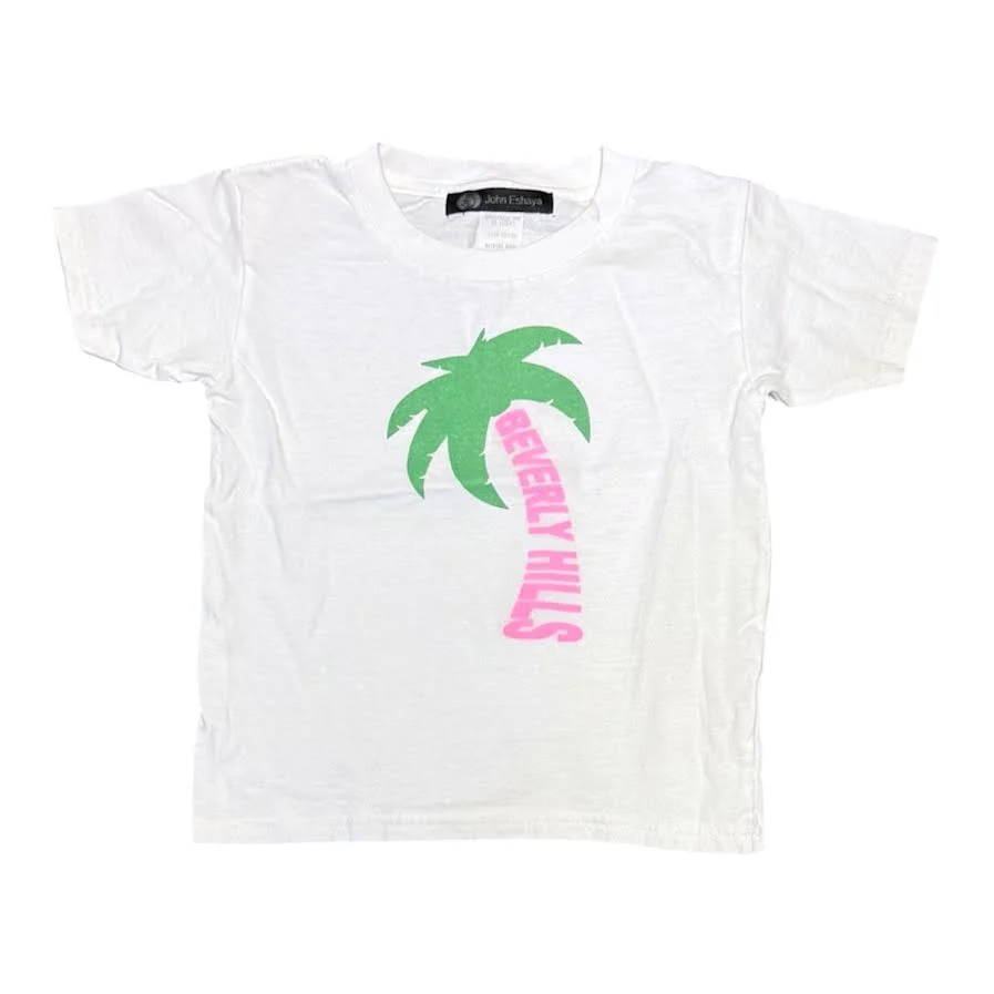 KIDS BEVERLY HILLS TREE TRUNK WHITE T-SHIRT