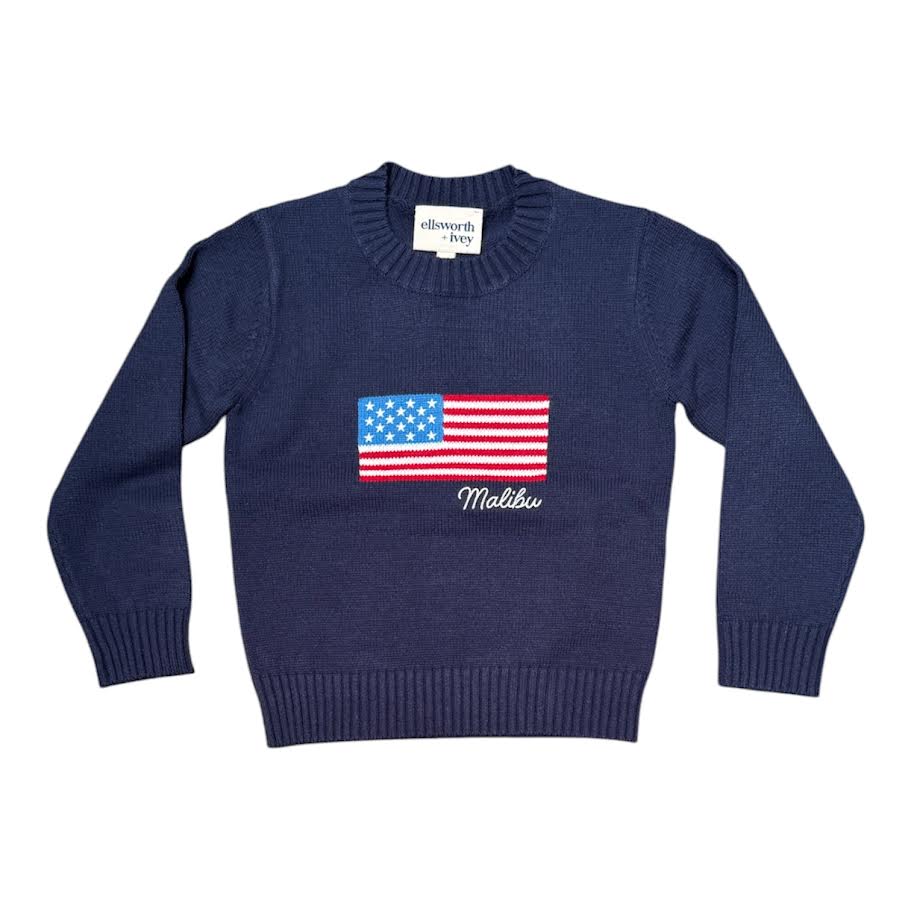 KIDS MALIBU FLAG SWEATER