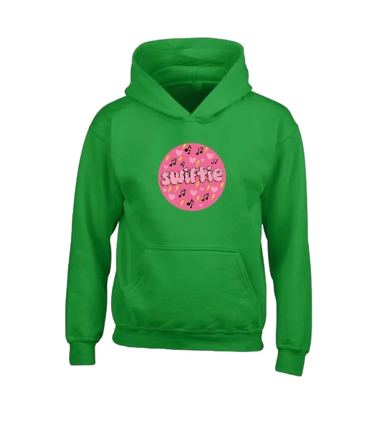 KIDS SWIFTIE GREEN HOODIE