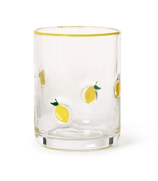 LEMON OLD FASHIONED GLASS