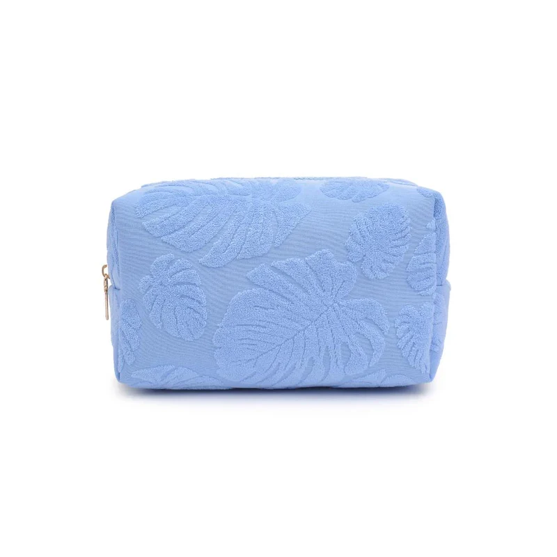 LIGHT BLUE PALM BREEZE POUCH